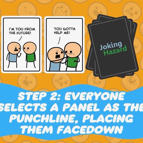 Joking Hazard Card Game by Cyanide & Happiness - White/Green/Blue Box - Picture 4 of 5